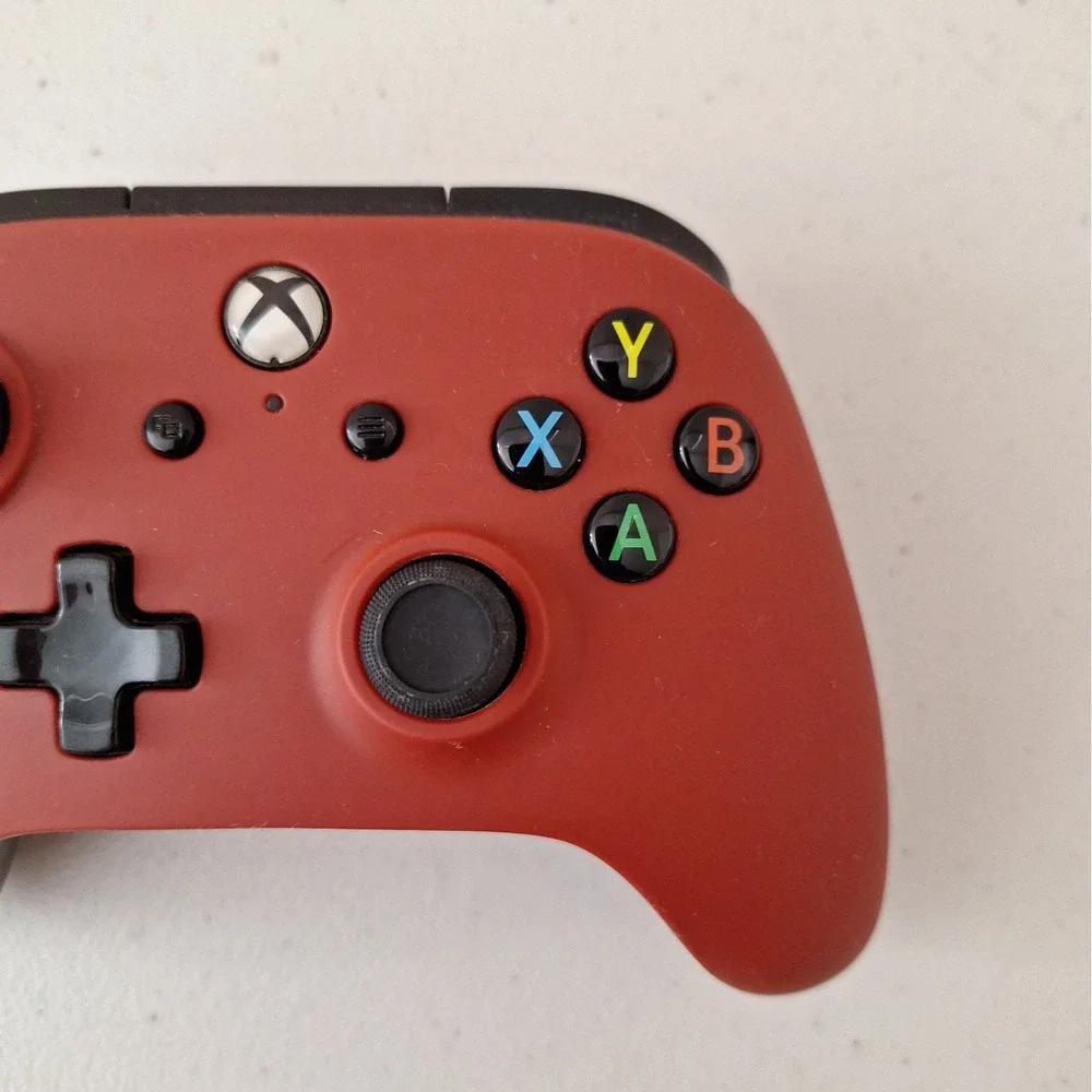 Power A Controller 1511648-01 Red Wired Xbox One Controller No Cable UNTESTED